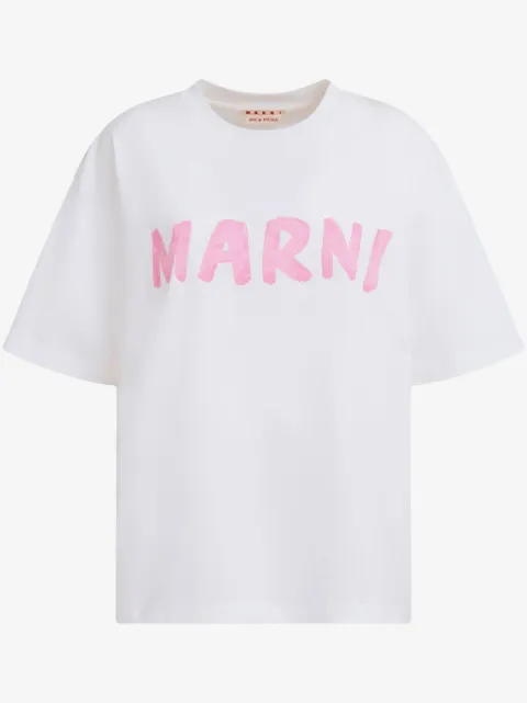 Marni organic cotton T-shirt with logo