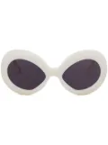 Marni oversized-frame sunglasses - White