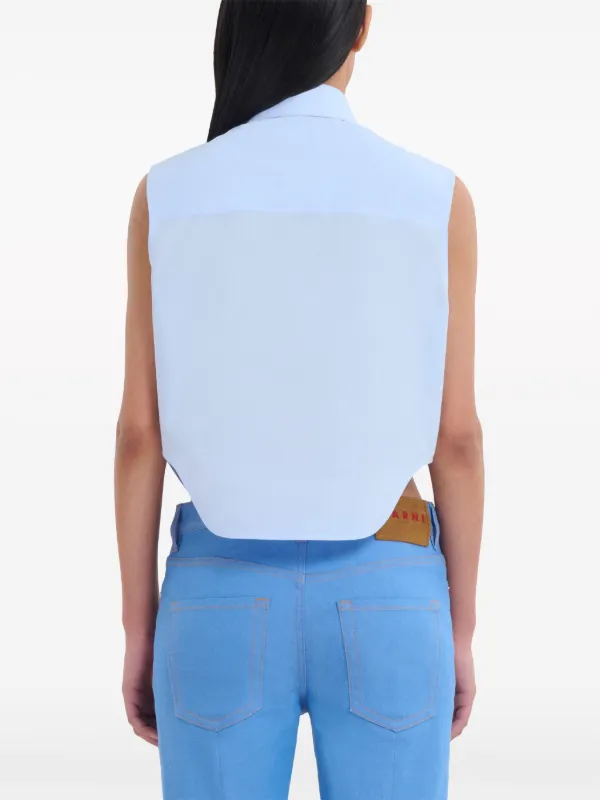MARNI - 【MARNI】HMTTMAB41B00TN019 メッシュノースリーブブラウス MARNI】HMTTMAB41B00TN019 メッシュノースリーブブラウス - メルカリ