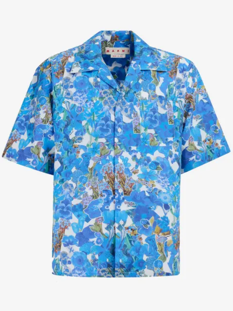 Marni camisa con estampado floral