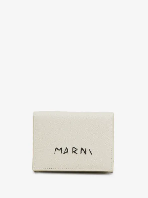 Marni cartera plegable con bordado