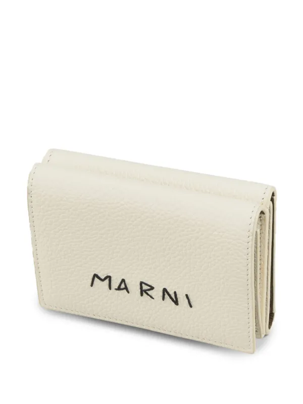 Marni 三つ折り財布 | ホワイト | FARFETCH JP