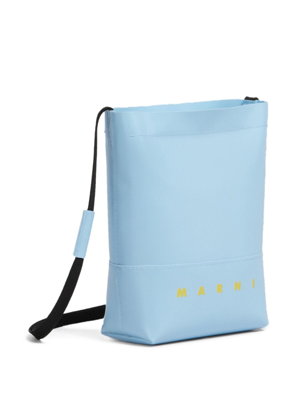 Shop Marni Museu Logo-print Mini Bag In Blue