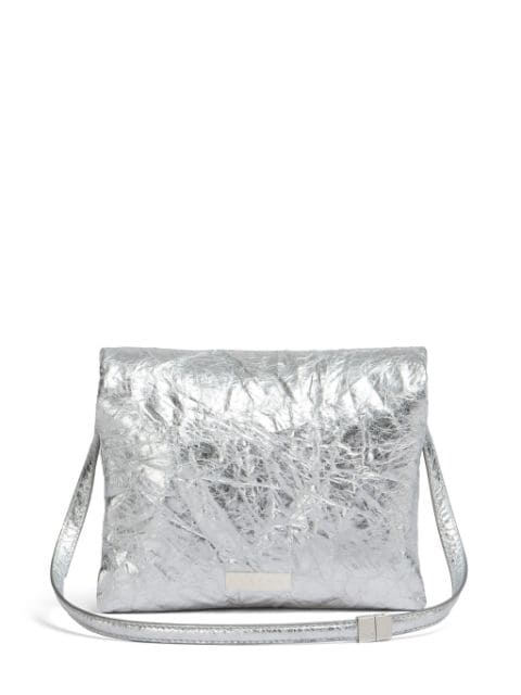 Marni metallic-effect leather shoulder bag