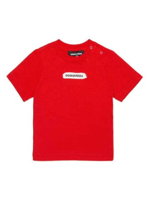 logo-print cotton T-shirt