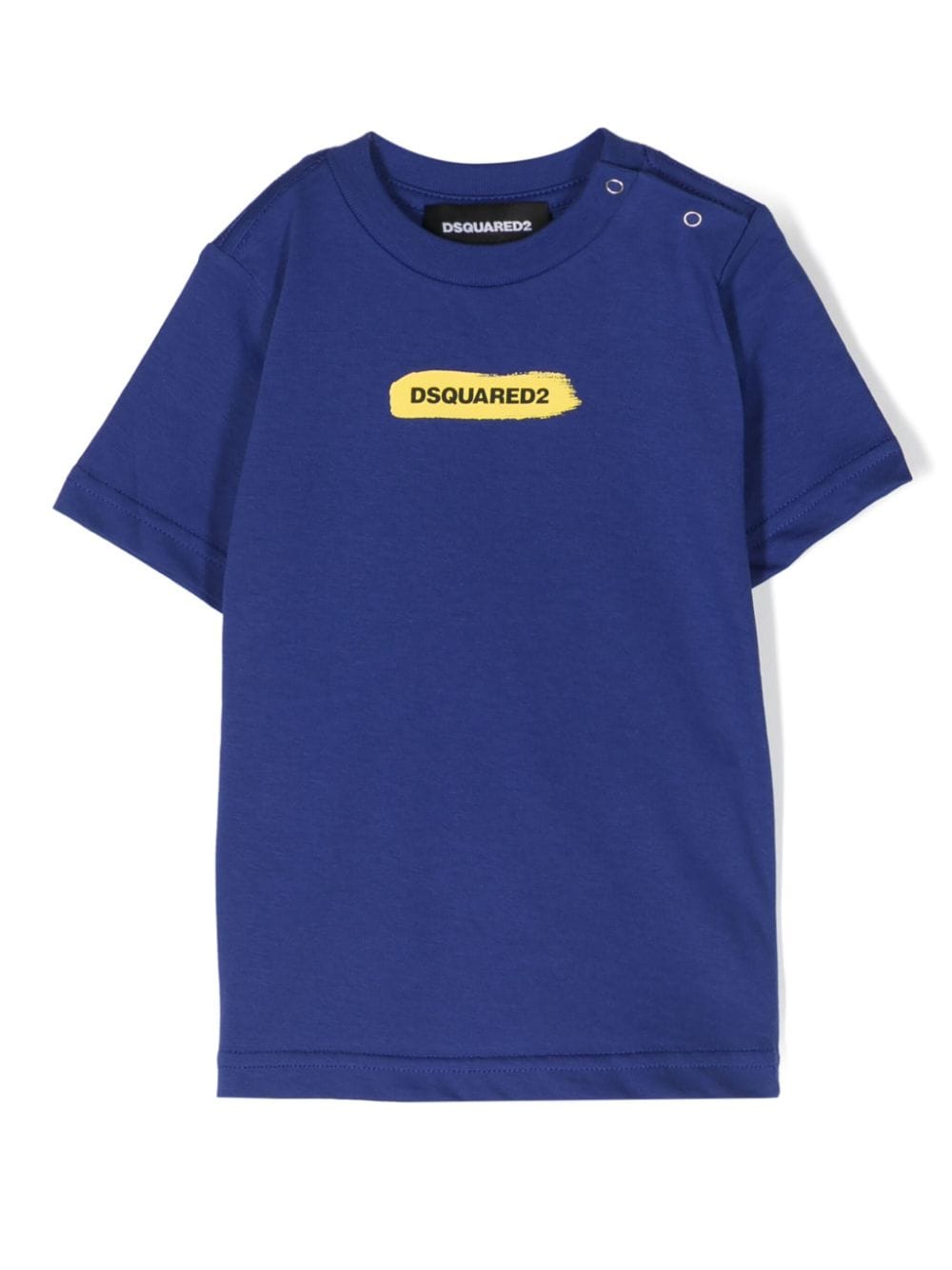 Dsquared2 Babies' Logo-print Cotton T-shirt In Blue