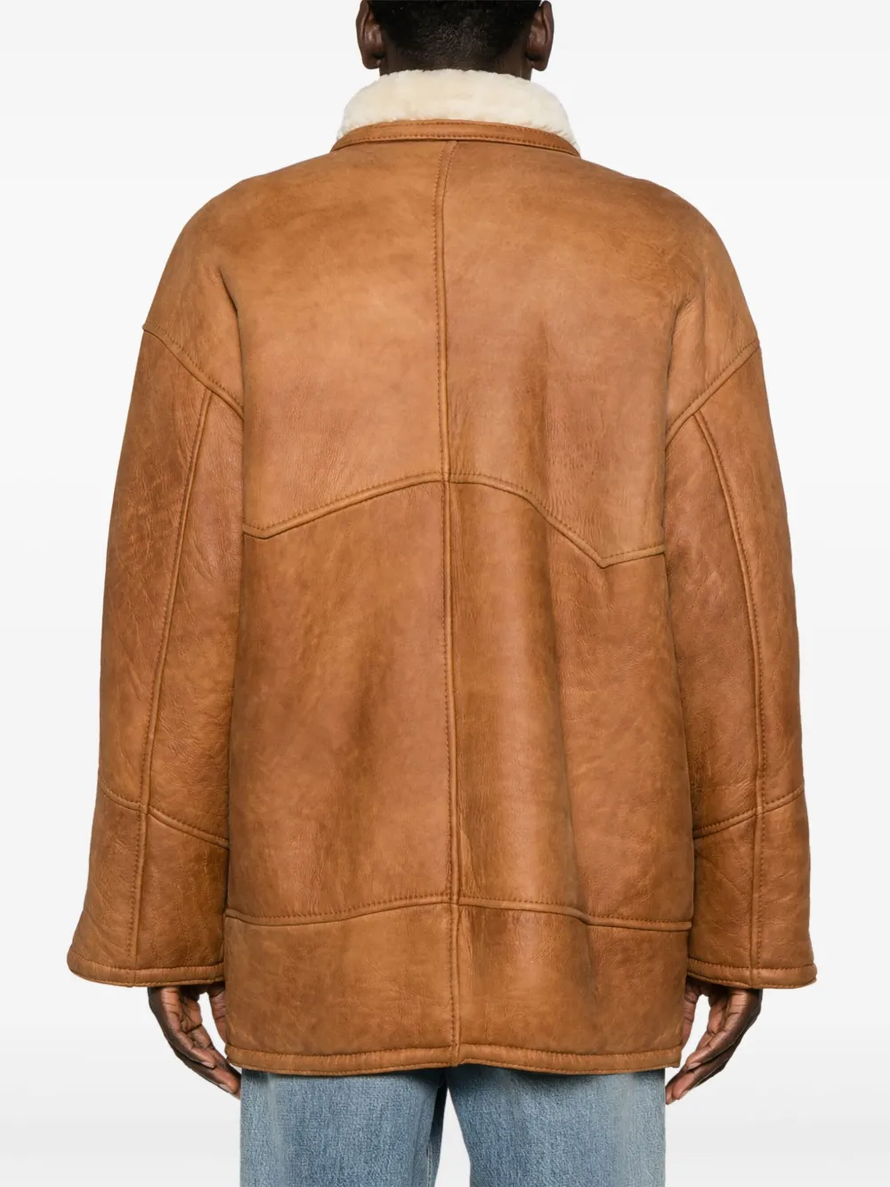 1980s Single-Breasted Leather Coat