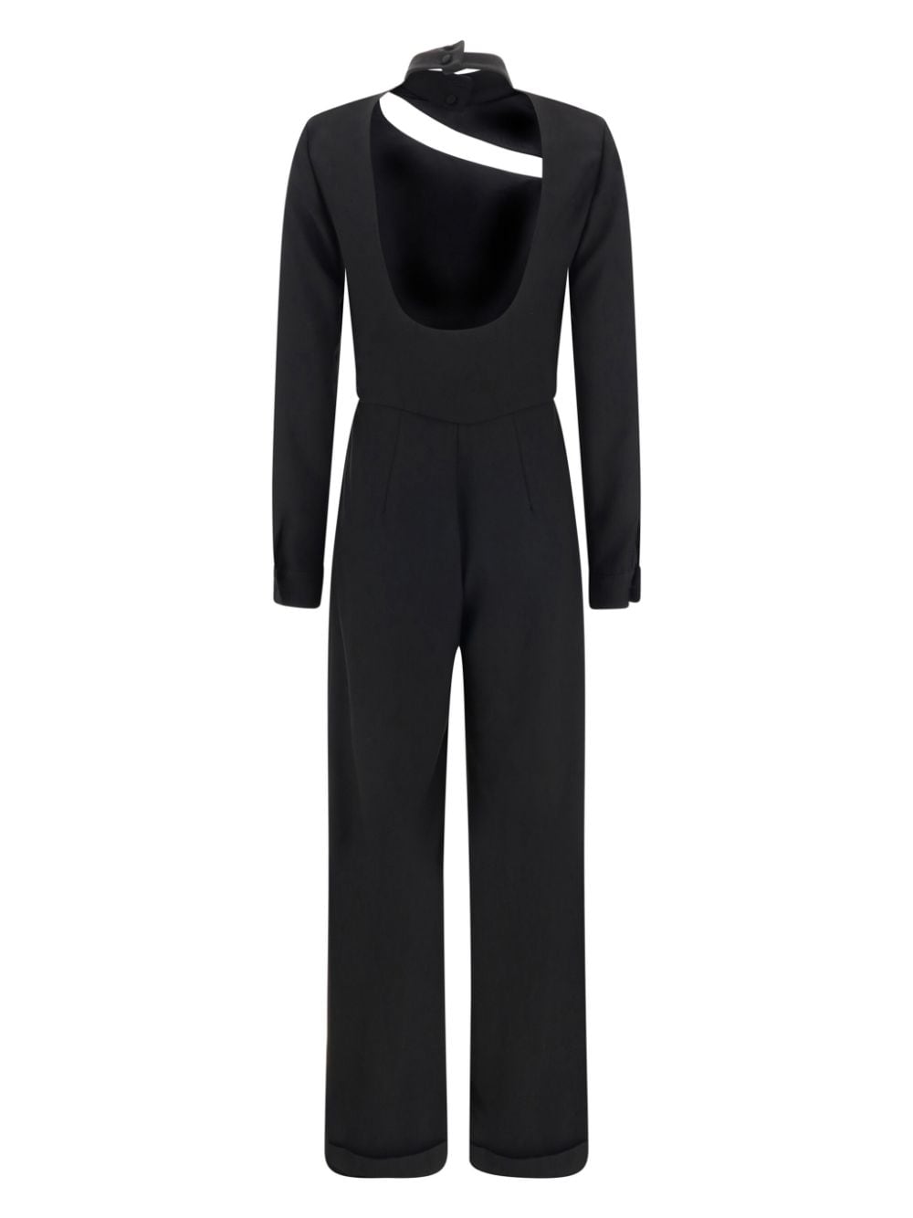 Raquel Diniz cut-out detailing jumpsuit - Zwart