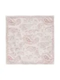 Brunello Cucinelli bandana-print silk scarf - White