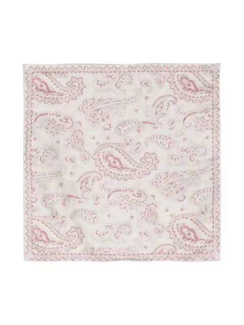Brunello Cucinelli bandana-print silk scarf