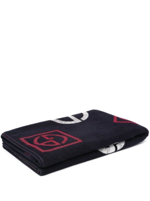 Giorgio Armani jacquard-logo cotton towel