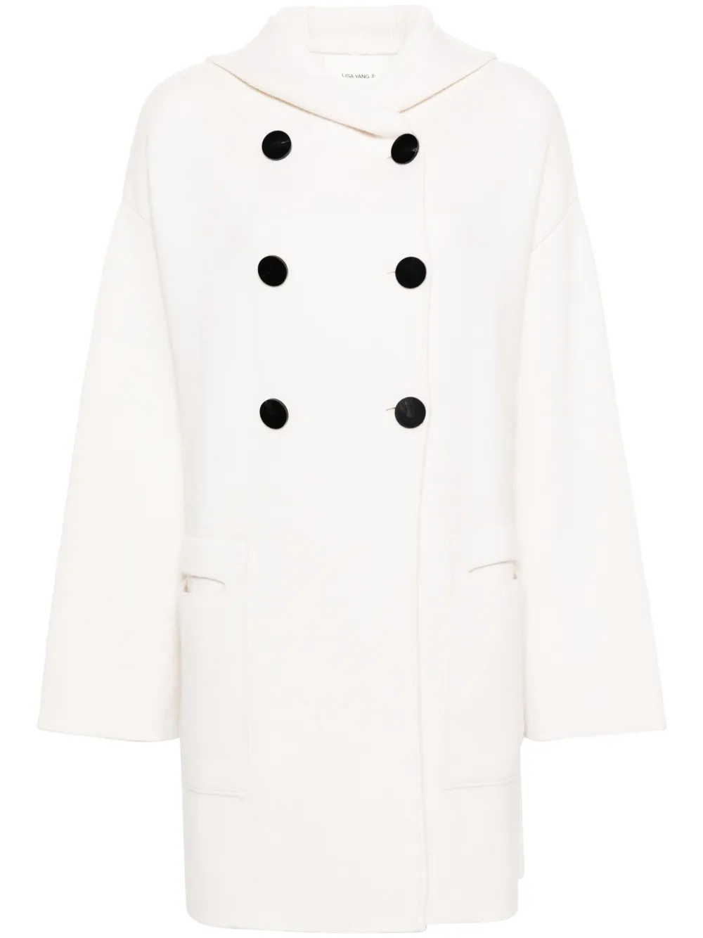 Lisa Yang Fabrizia Double breasted Coat Neutrals FARFETCH