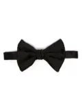 Giorgio Armani silk bow tie - Black