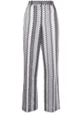 Missoni zigzag high-waisted trousers - Purple