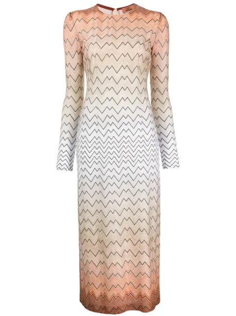 Missoni zigzag midi dress