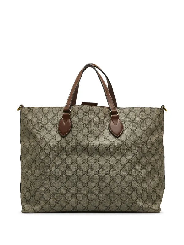 Gucci Pre Owned 2000 2015 GG Supreme Tote Bag Farfetch