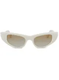 Marni cat eye-frame gradient sunglasses - White