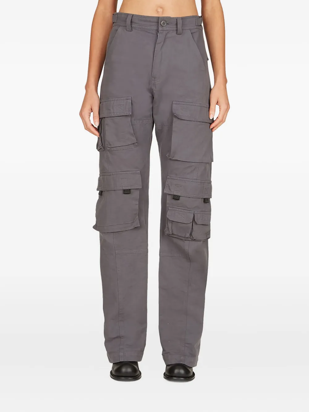 MARTINE ROSE CARGO STYLE TROUSERS 