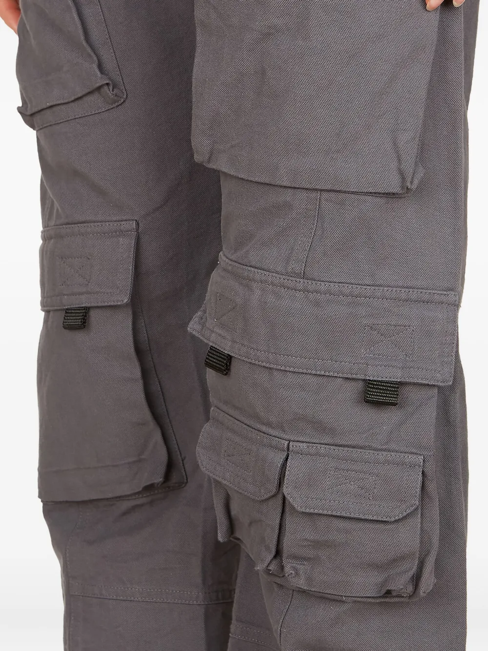 Shop Martine Rose Cargo Style Trousers In Grey