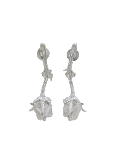 Marni rose drop earrings