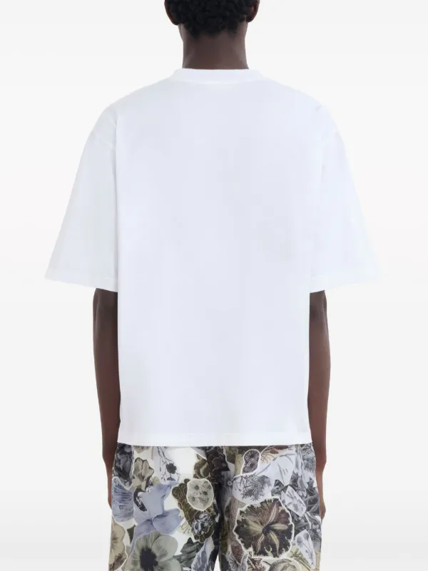 Marni floral-print Cotton T-shirt | White | FARFETCH