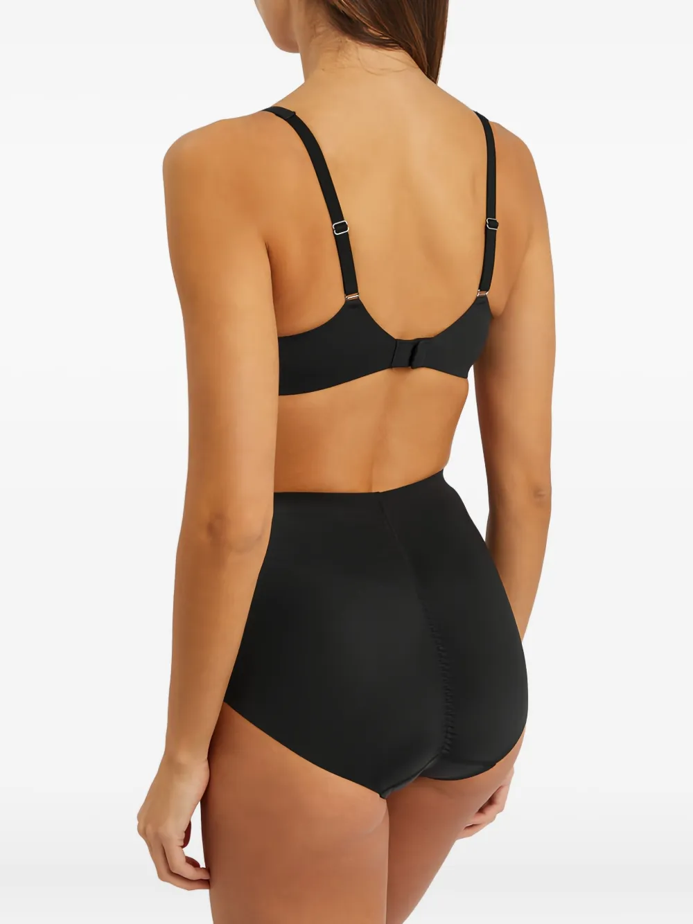 Wacoal High-waisted Shaping Briefs In Black