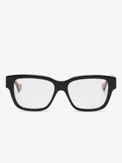 Gucci Eyewear tortoiseshell rectangle-frame glasses