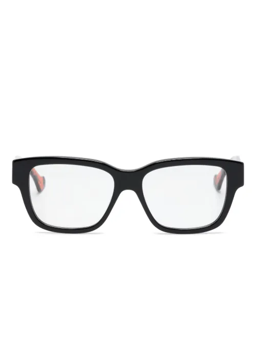 Lunettes de vue à monture rectangulaire - Gucci Eyewear - Modalova