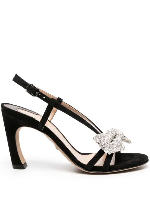 Chloé Oli 90mm bead-embellished sandals