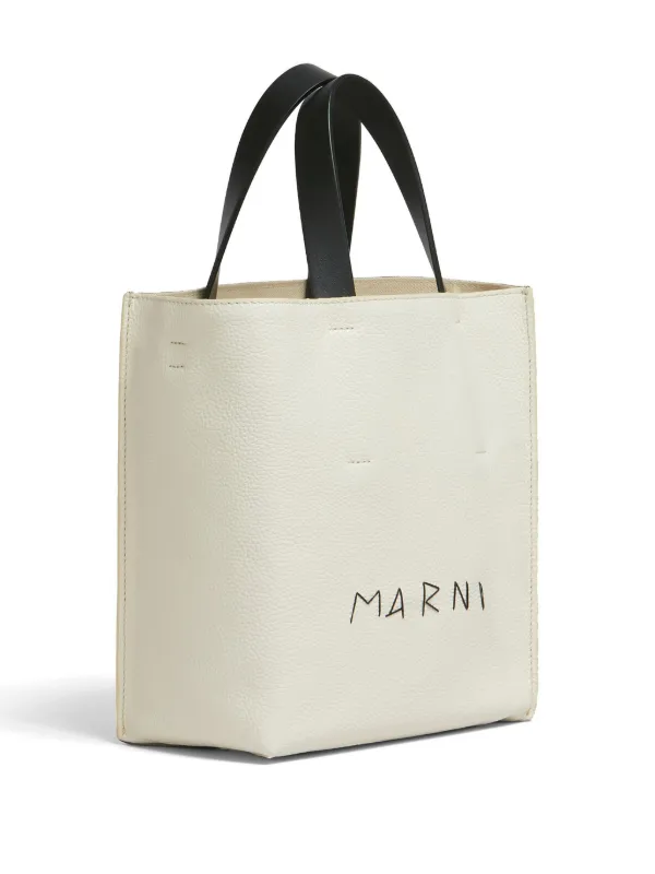 Marni Museo ハンドバッグ Marni Museo レザーハンドバッグ | ニュートラル | FARFETCH JP
