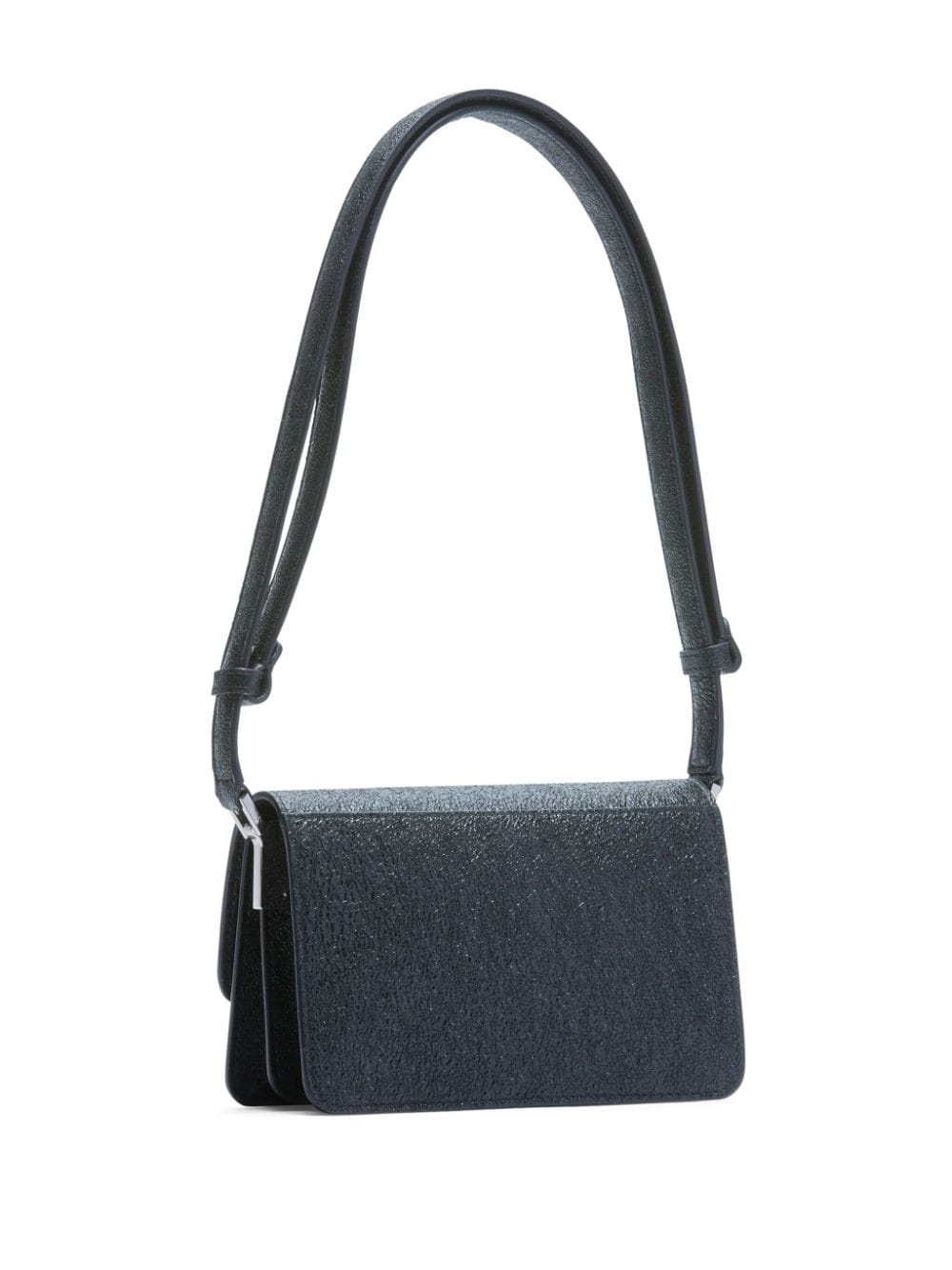 Shop N°21 Edith Vulcano Leather Mini Bag In Black