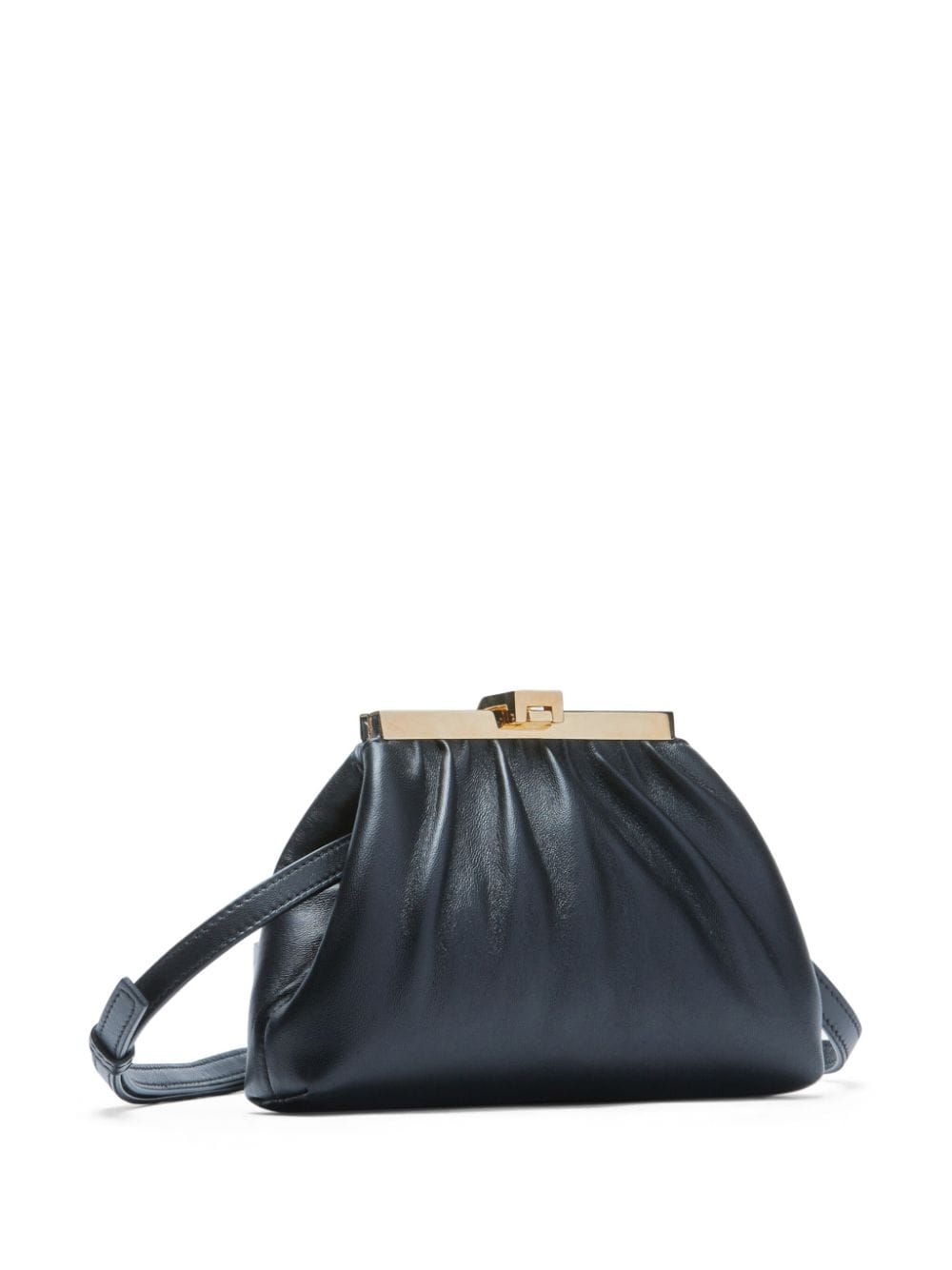 Shop N°21 Puffy Jeanne Leather Mini Bag In Black