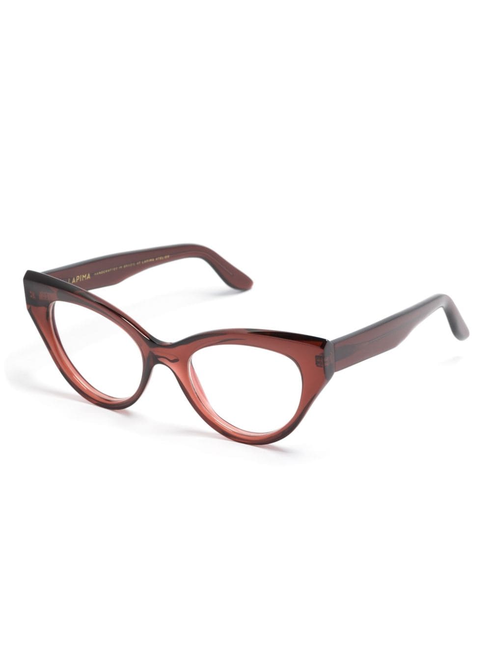 Shop Lapima Violeta Cat-eye Glasses In 红色