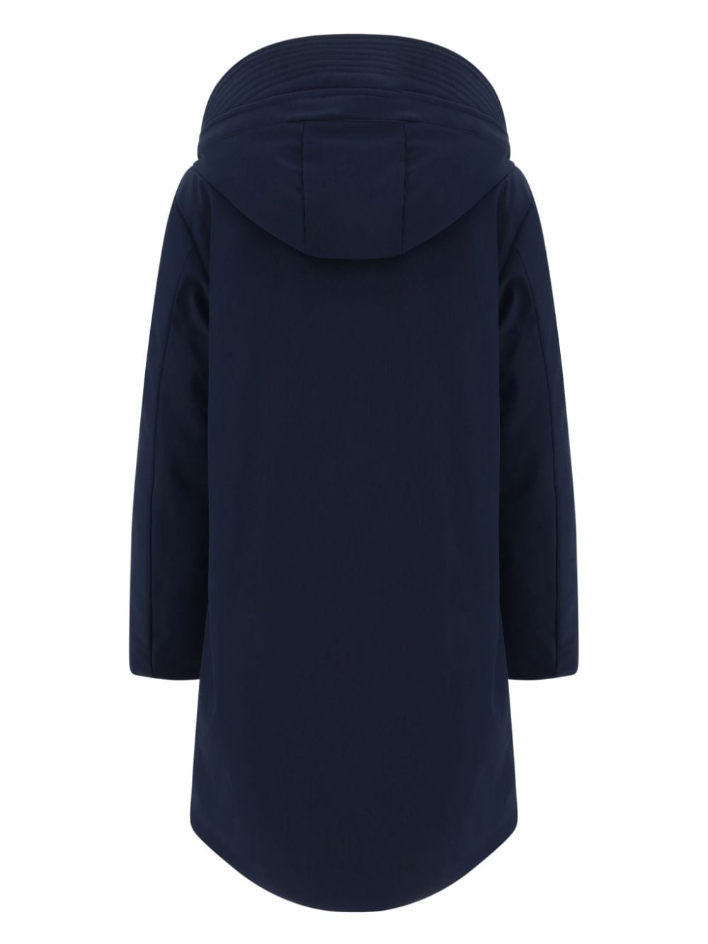 Shop Woolrich Hooded Coat In Blau