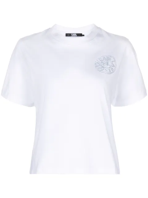 Karl Lagerfeld playera con detalle del logo