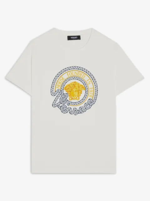 Versace Kids Medusa-print cotton T-shirt