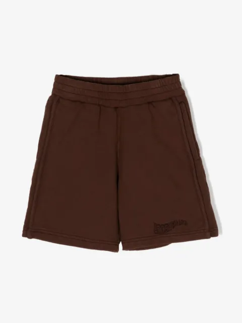 JACQUEMUS L'ENFANT Camargue logo-embroidered track shorts