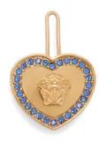 Versace Kids heart-shaped Medusa-embellished hair clip - Gold