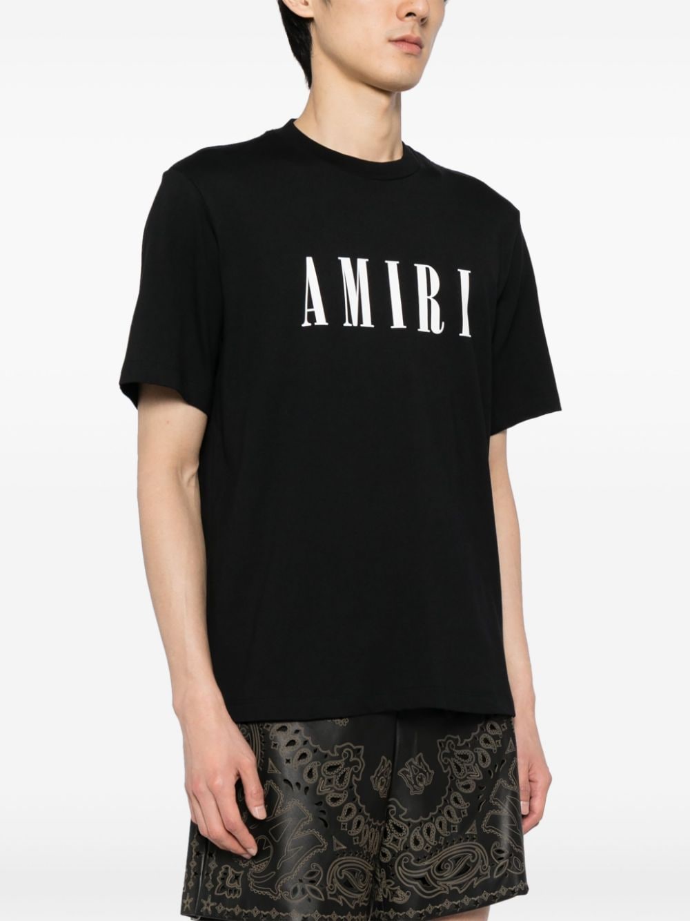 AMIRI T-shirt met logoprint Zwart