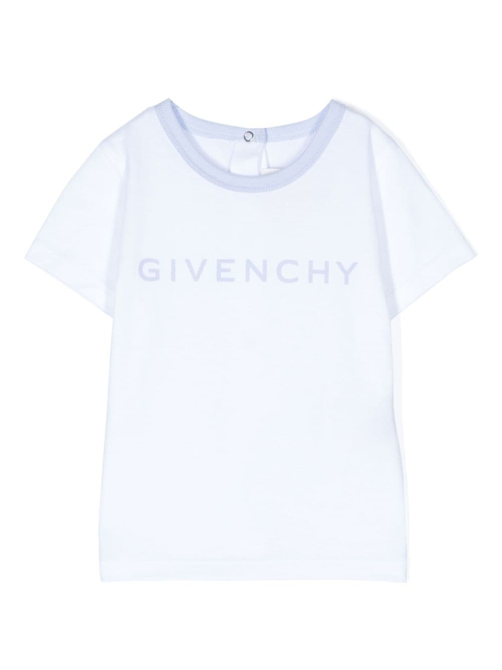 Shop Givenchy 4g-print Babygrow Set In White