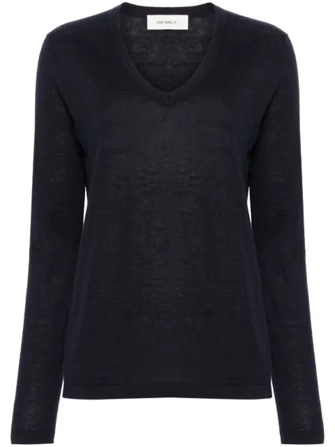 Lisa Yang V-neck cashmere jumper  