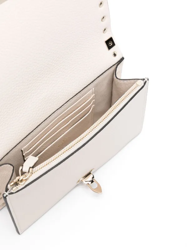 【関税&送料込】Valentino Garavani Ivory Leather Rockstud Ea Valentino Garavani Small Rockstud Leather Crossbody Bag