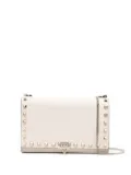 Valentino Garavani Rockstud leather crossbody bag - Neutrals