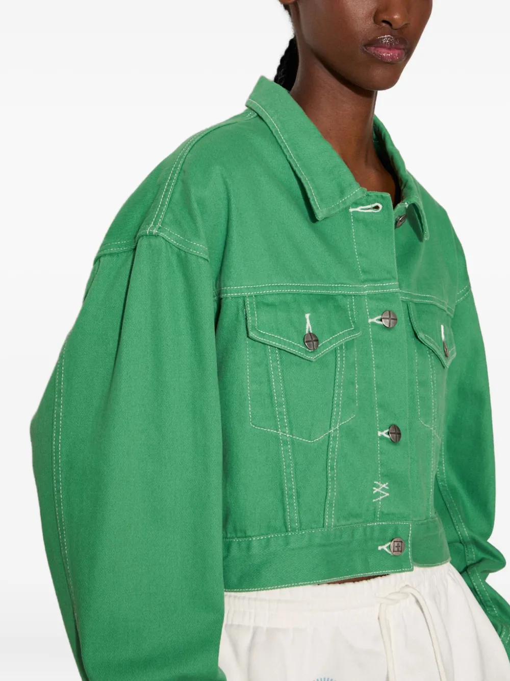 Ksubi Bllie Buttoned Pocket Jacket In Green