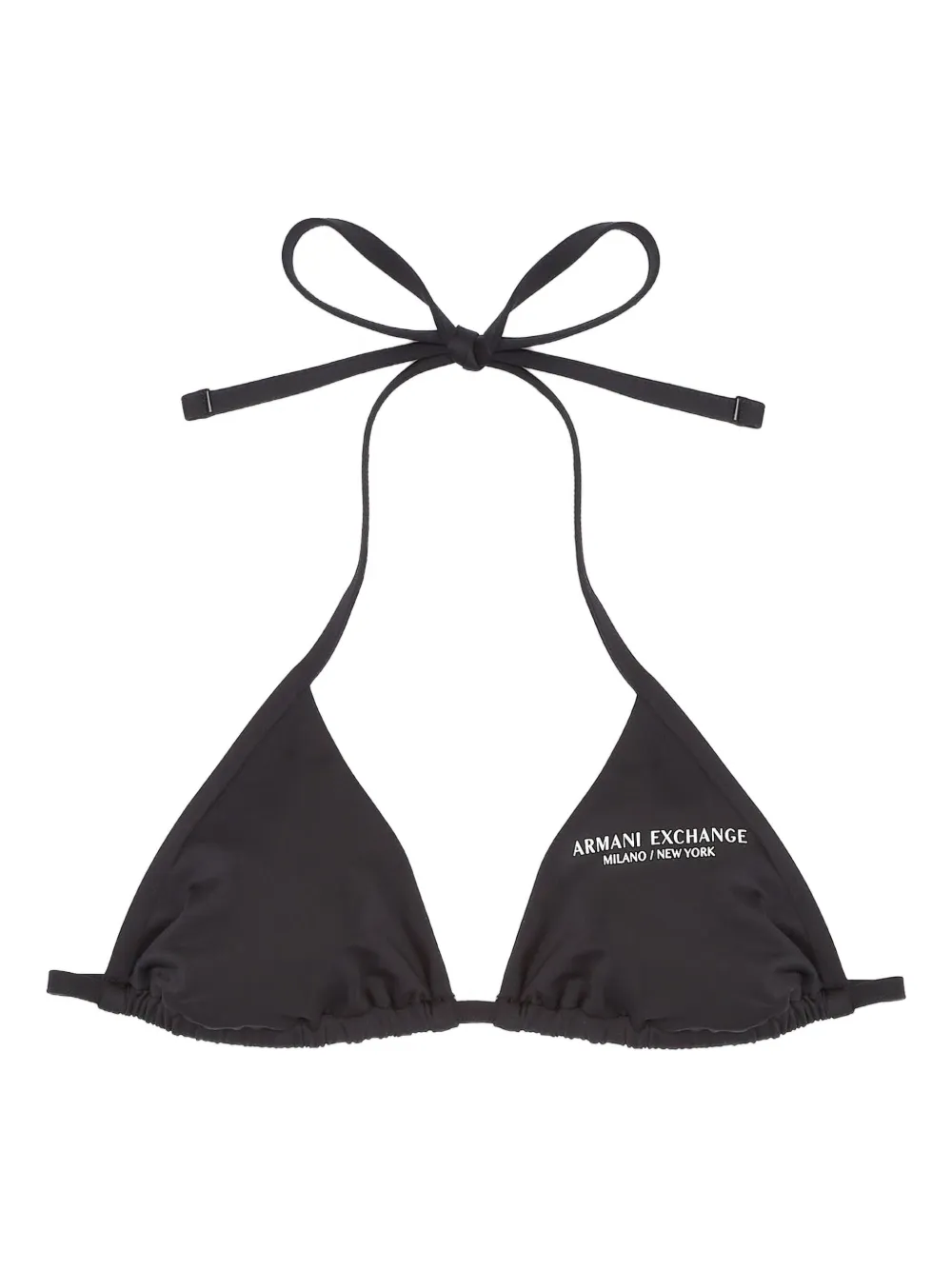Armani Exchange Bikinitop met logoprint Zwart