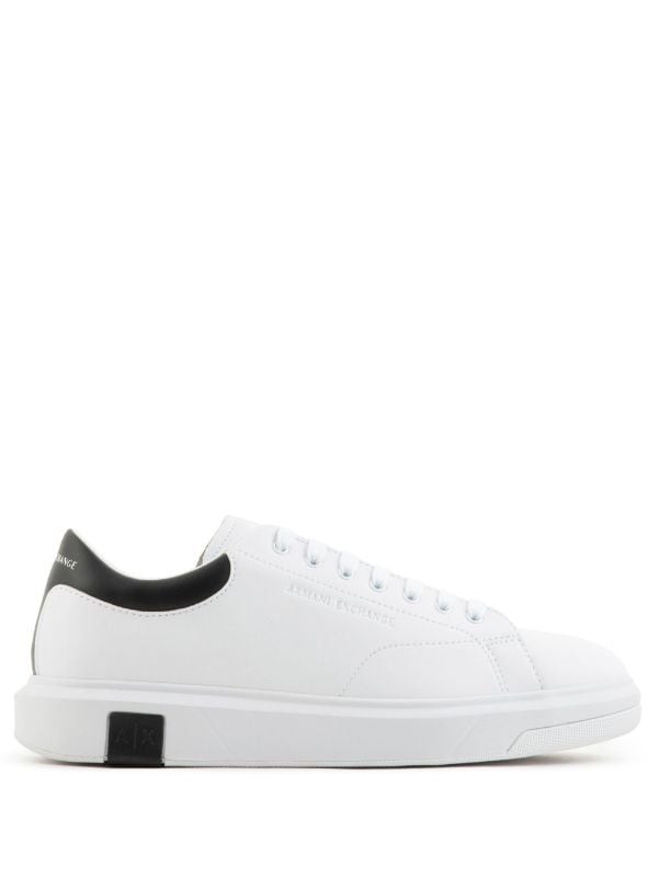 Armani Exchange Action Leather Sneakers Farfetch