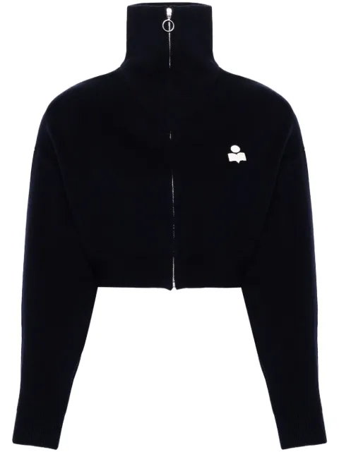 MARANT ÉTOILE Oxane logo-embroidered cardigan