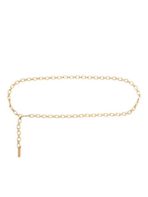 Nili Lotan logo-engraved chain-link belt