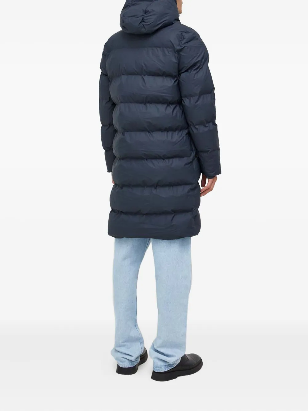 Rains Alta gewatteerd jack met capuchon Blauw