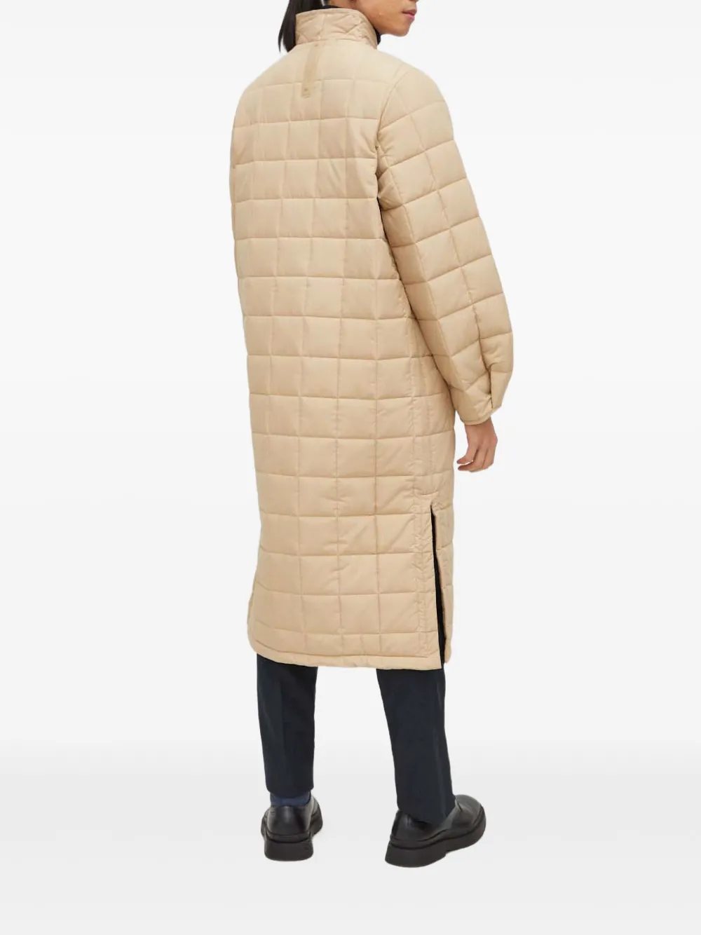 Rains Gewatteerd jack met lange mouwen Beige